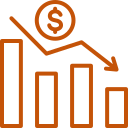 Reduce cost icon