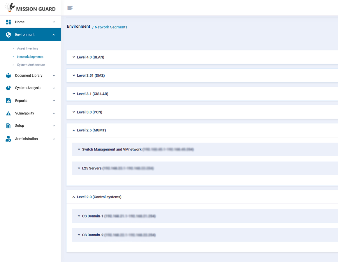 Novaigu Network Segment