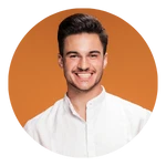 Young man smiling